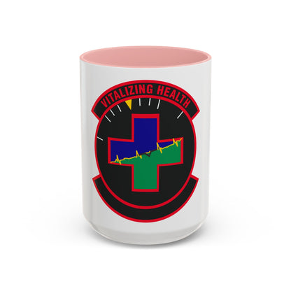 628 Healthcare Operations Squadron AMC (U.S. Air Force) Accent Coffee Mug
