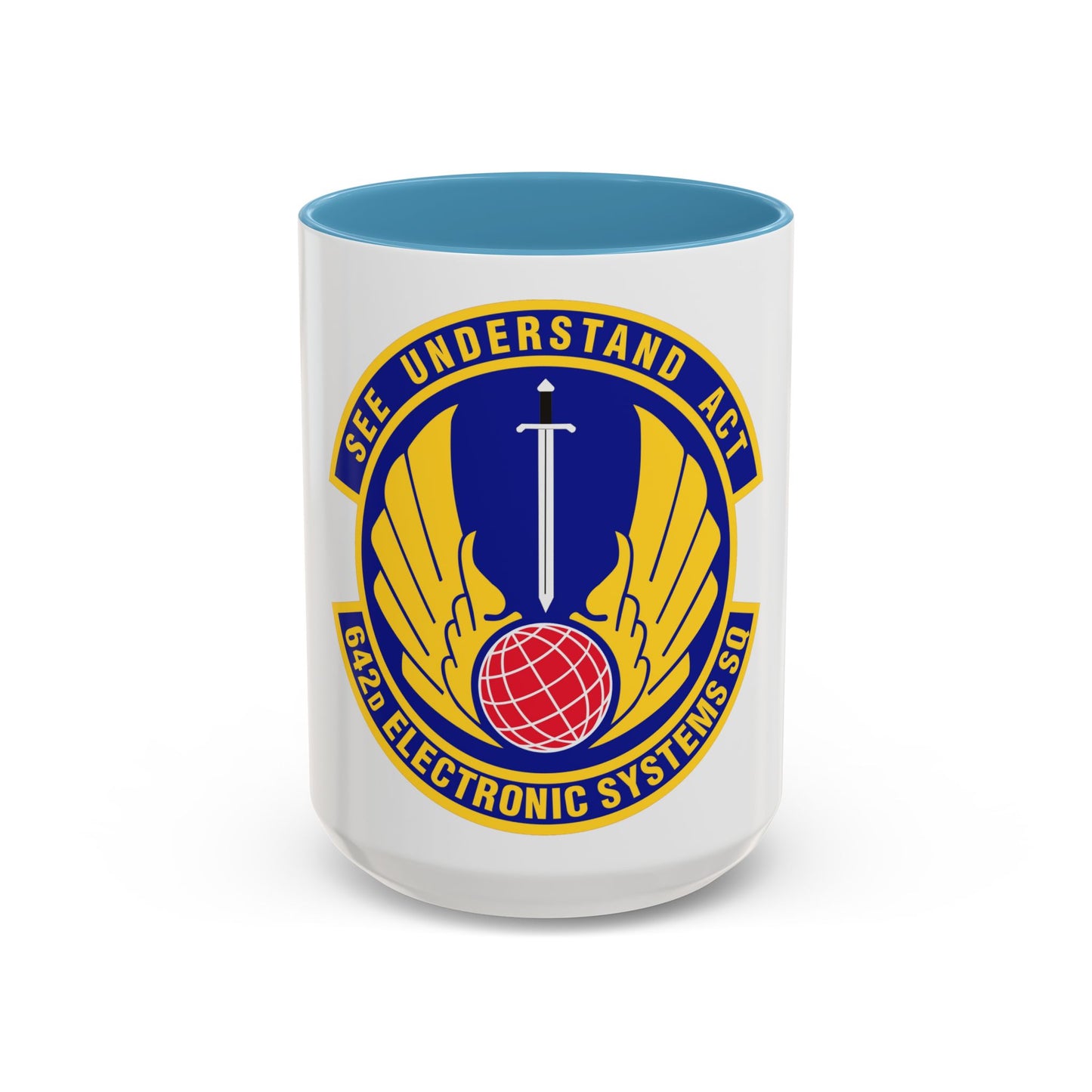 642d Electronic Systems Squadron (U.S. Air Force) Accent Coffee Mug