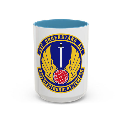 642d Electronic Systems Squadron (U.S. Air Force) Accent Coffee Mug