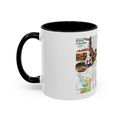Canada - British Columbia 2 (1992) (Map) Accent Coffee Mug