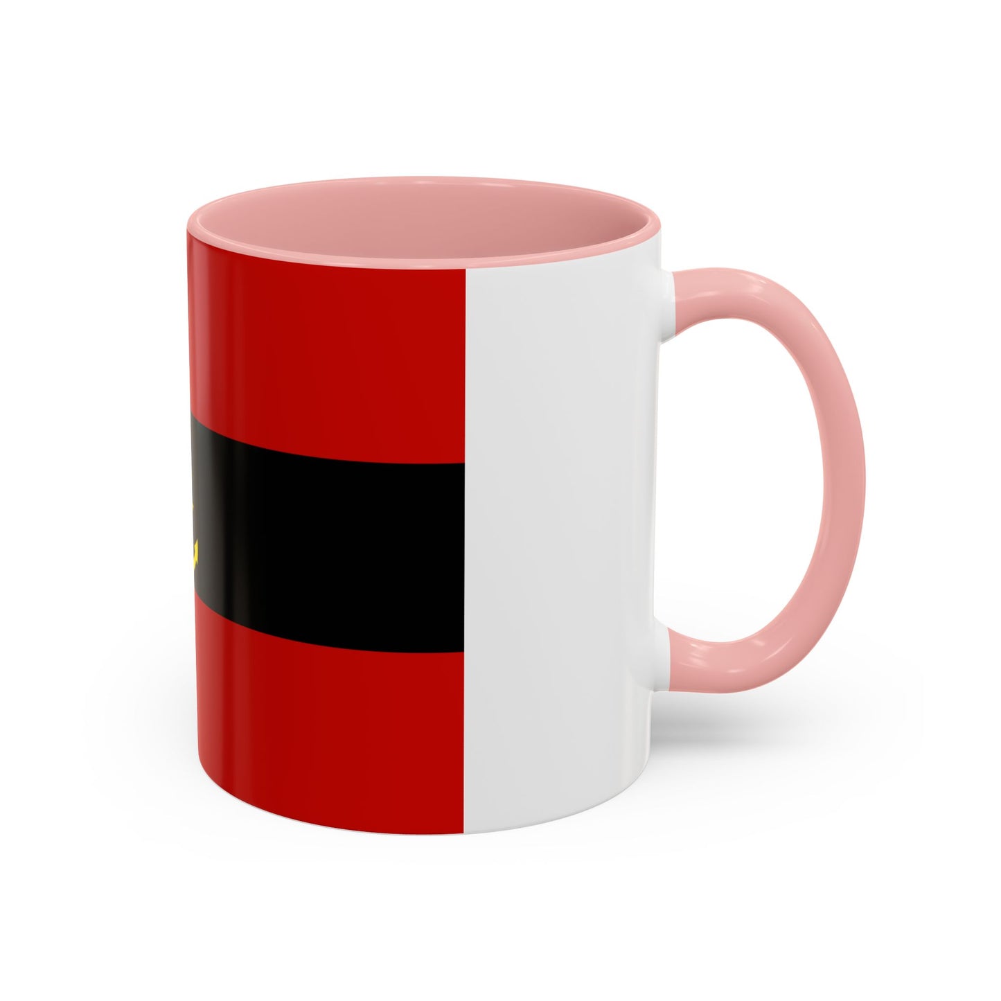 Naval Ensign of Albania 1946 to 1954 - Accent Coffee Mug