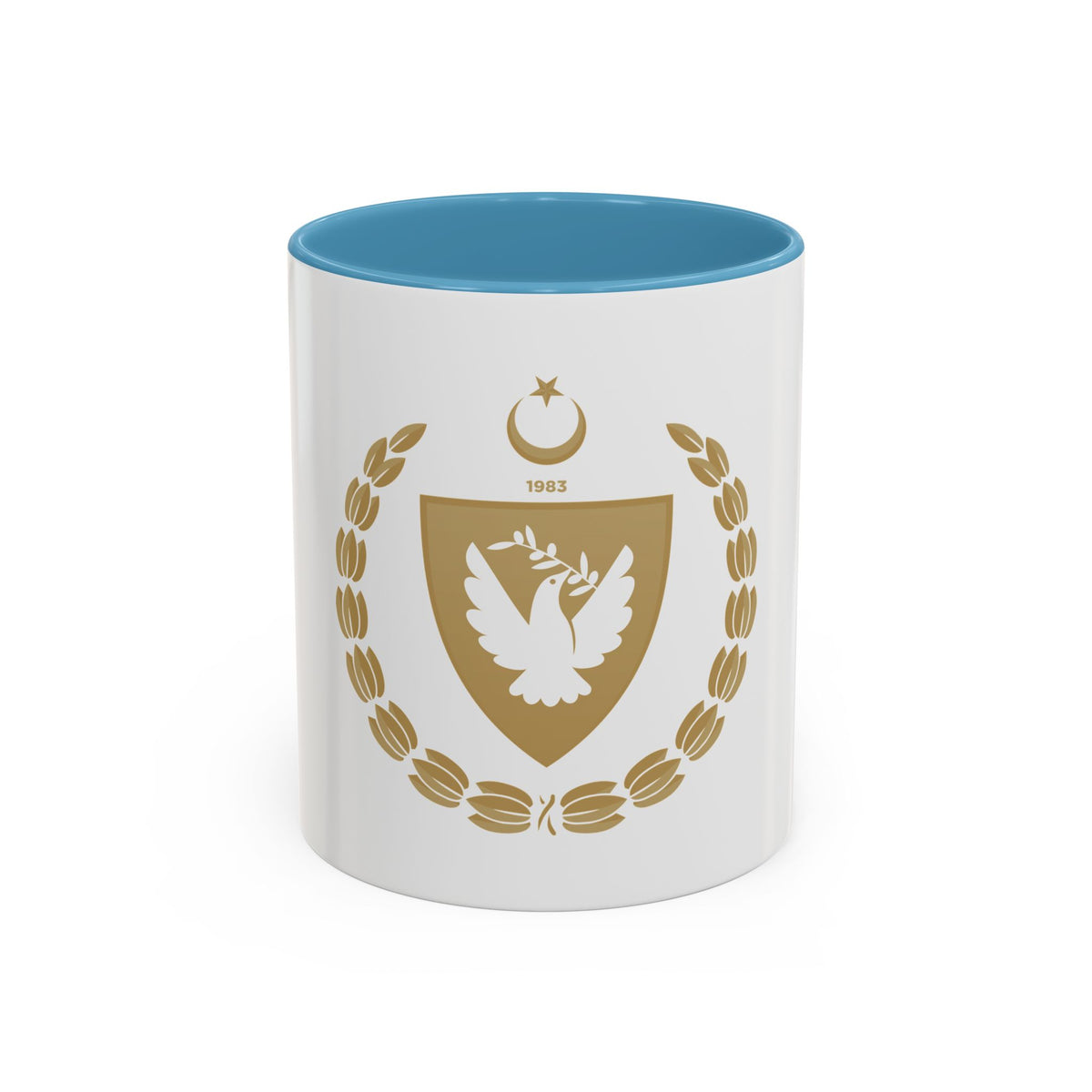 Emblem of the Presidency of the Turkish Republic of Northern Cyprus - Accent Coffee Mug