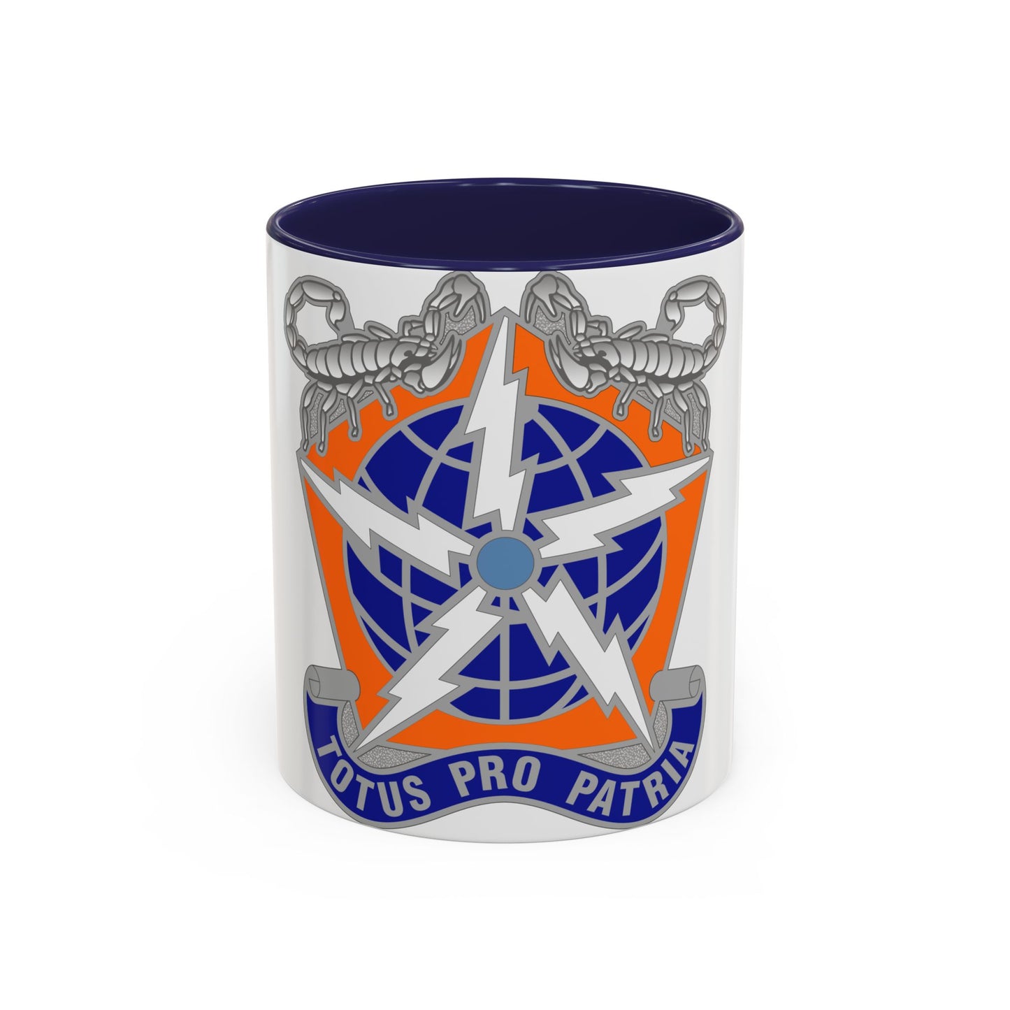 505 Signal Brigade 3 (U.S. Army) Accent Coffee Mug