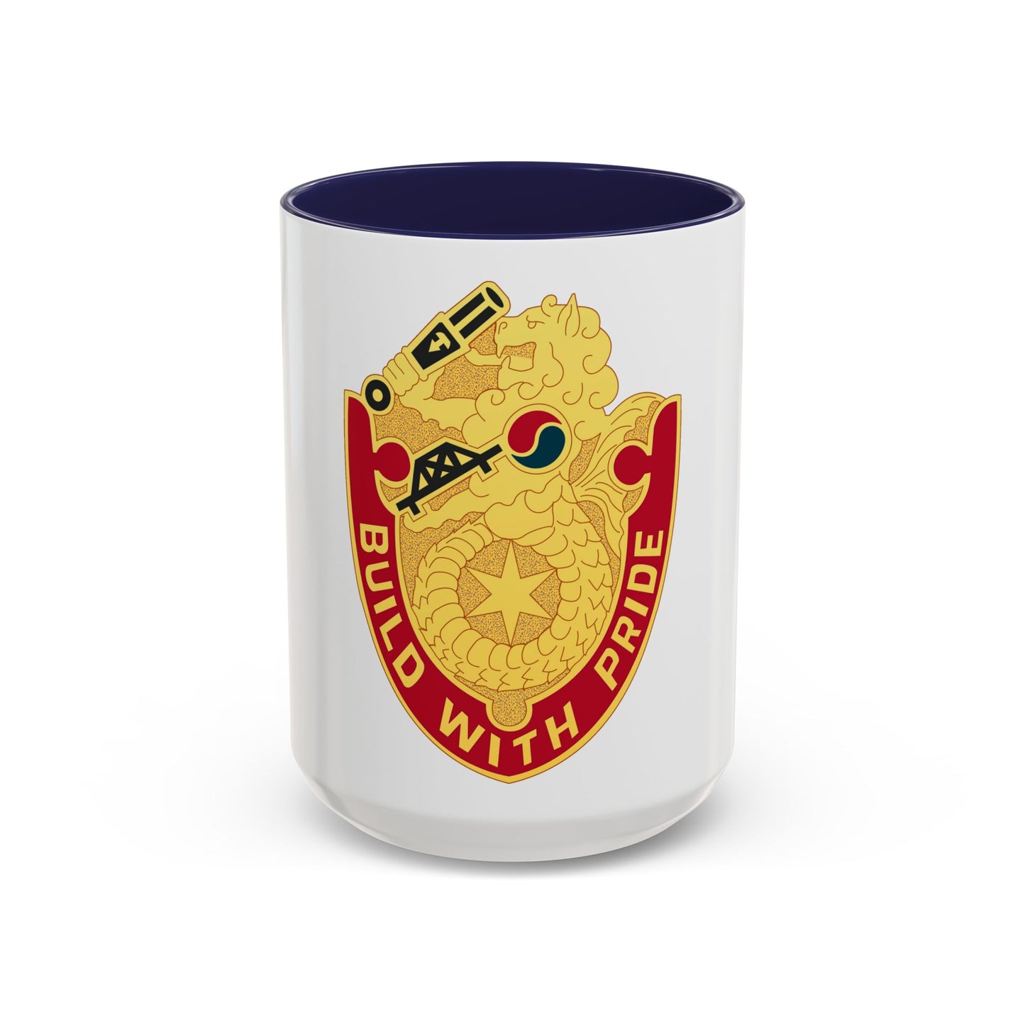 93 Engineer Battalion (U.S. Army) Accent Coffee Mug