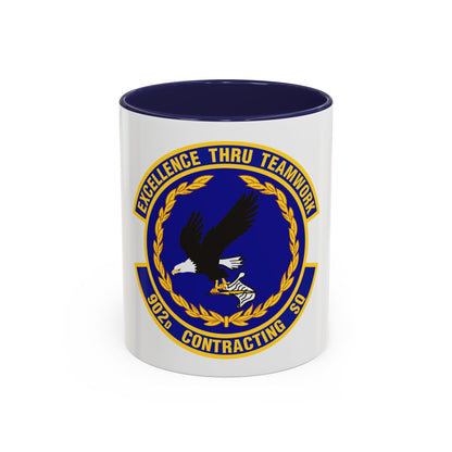 902d Contracting Squadron (U.S. Air Force) Accent Coffee Mug
