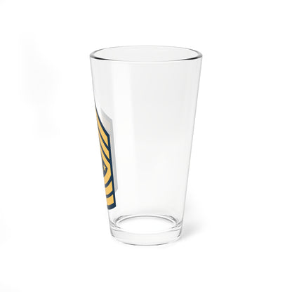 Army USA OR 09a (United States) (Military Rank) Pint Glass 16oz