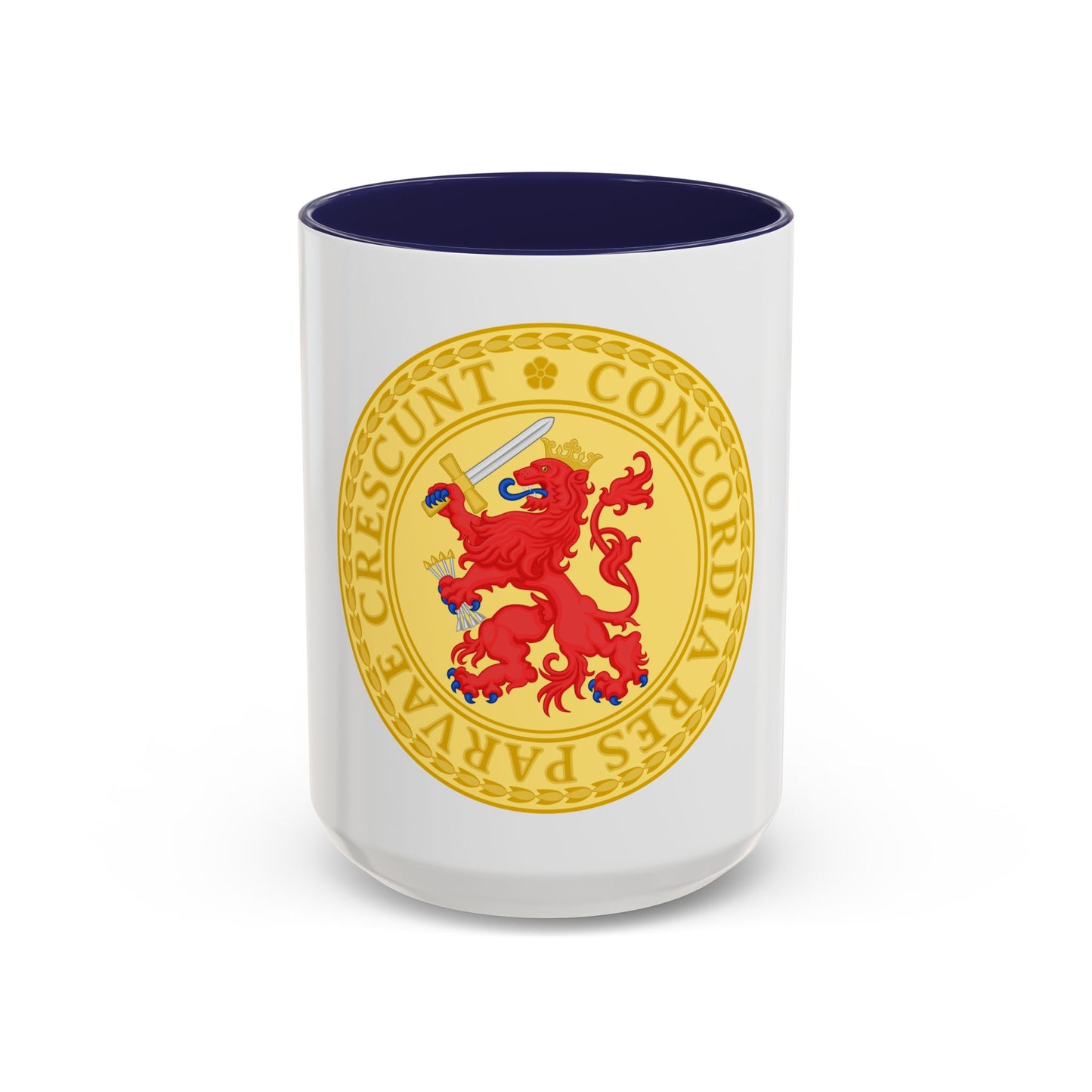 Great Seal of the Batavian Republic (1802) - Accent Coffee Mug