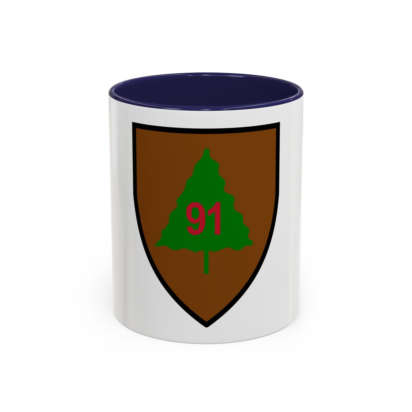 US 91st Infantry Division (U.S. Army) Accent Coffee Mug