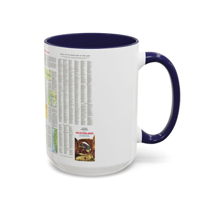 USA - Scenic Treasures and Historic Sites (1966) (Map) Accent Coffee Mug