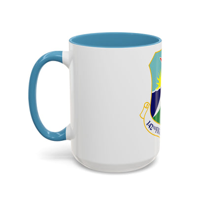 142nd Fighter Wing (U.S. Air Force) Accent Coffee Mug