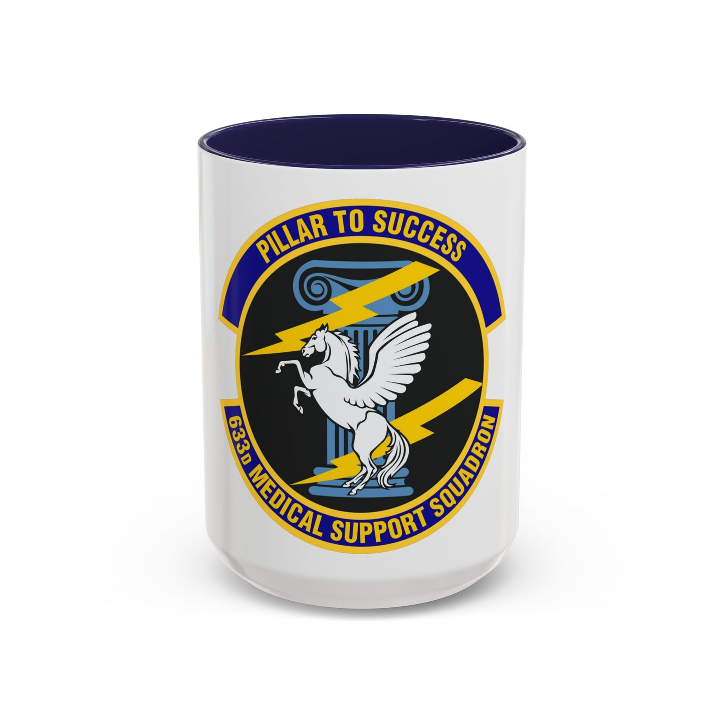 633d Medical Support Squadron (U.S. Air Force) Accent Coffee Mug