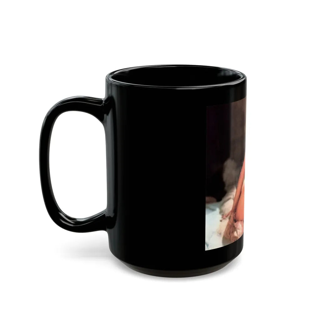 Kim Novak #253 (Vintage Female Icon) Black Coffee Mug-Go Mug Yourself