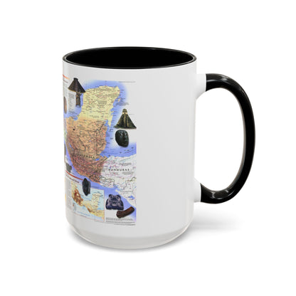 North America - Ancient Mesoamerica (1997) (Map) Accent Coffee Mug