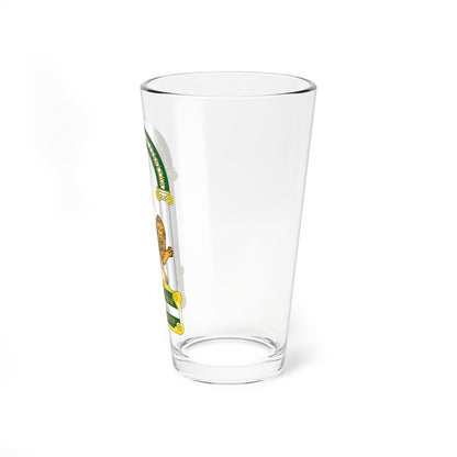 Escudo de Andalucía oficial2 (Spain) (Coat of Arms) Pint Glass 16oz