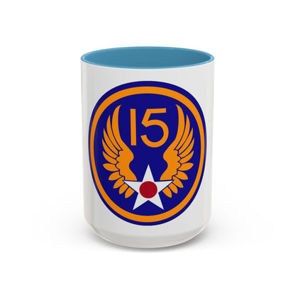 15 Air Force (U.S. Army) Accent Coffee Mug