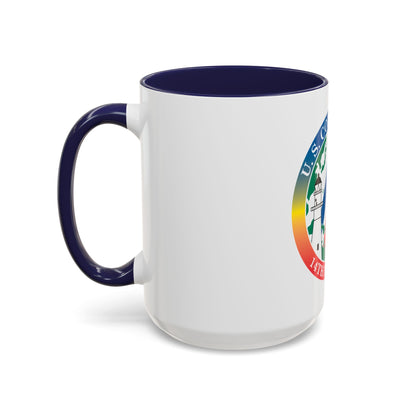 14th CG District (U.S. Coast Guard) Accent Coffee Mug