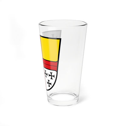 DEU Balduinstein COA deriv (Germany) (Coat of Arms) Pint Glass 16oz