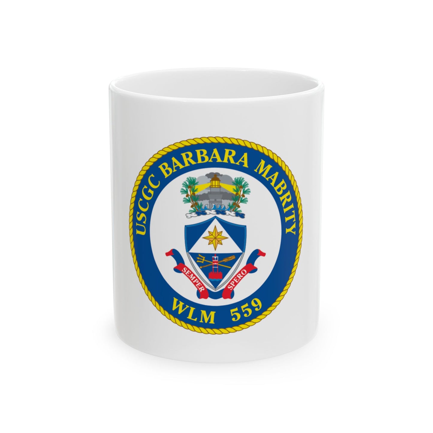 USCGC Barbara Mabrity WLM 559 (U.S. Coast Guard) White Coffee Mug