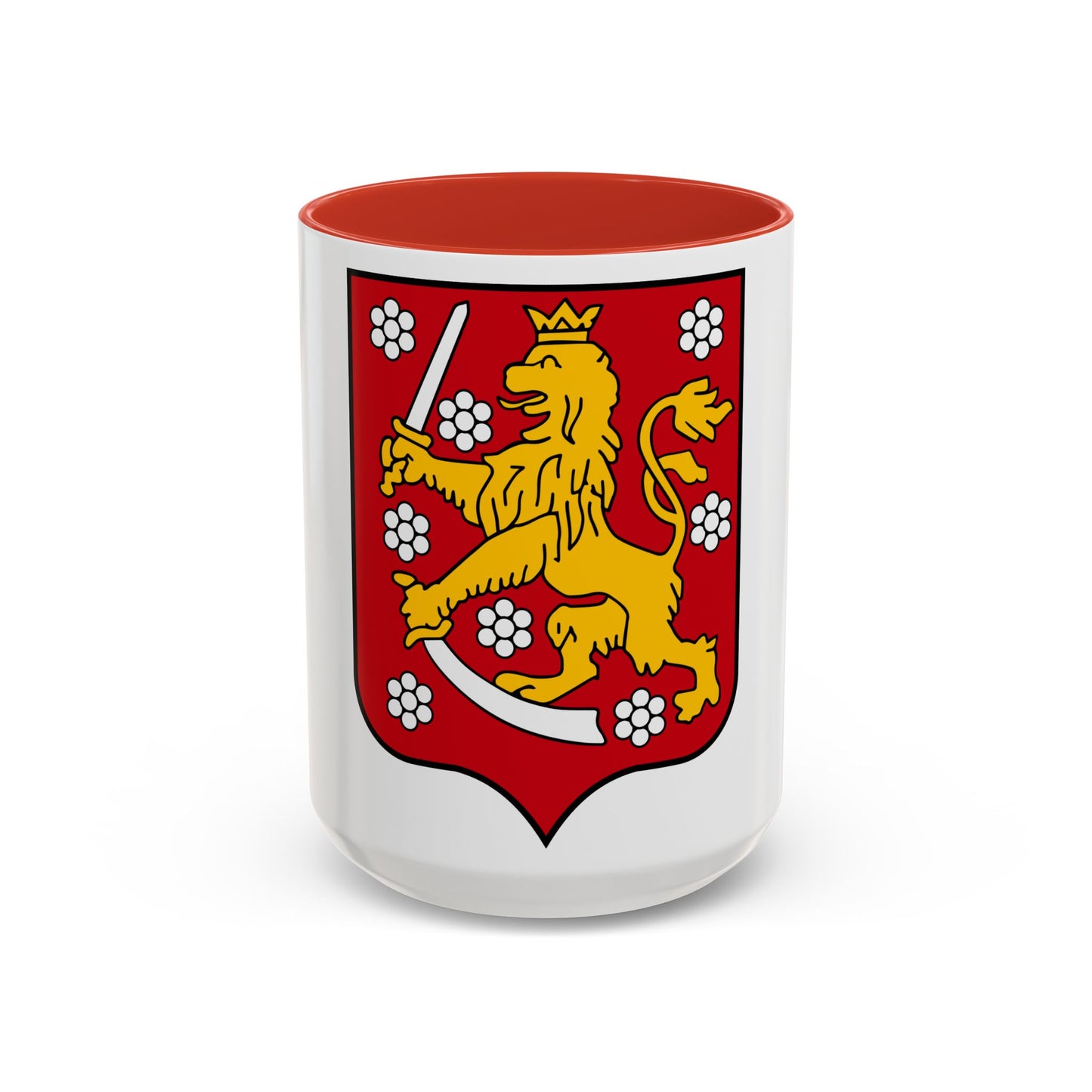 Coats of arms of the Grand Duchy of Finland - Accent Coffee Mug
