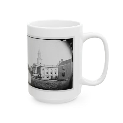 Warrenton, Va. Courthouse (U.S. Civil War) White Coffee Mug