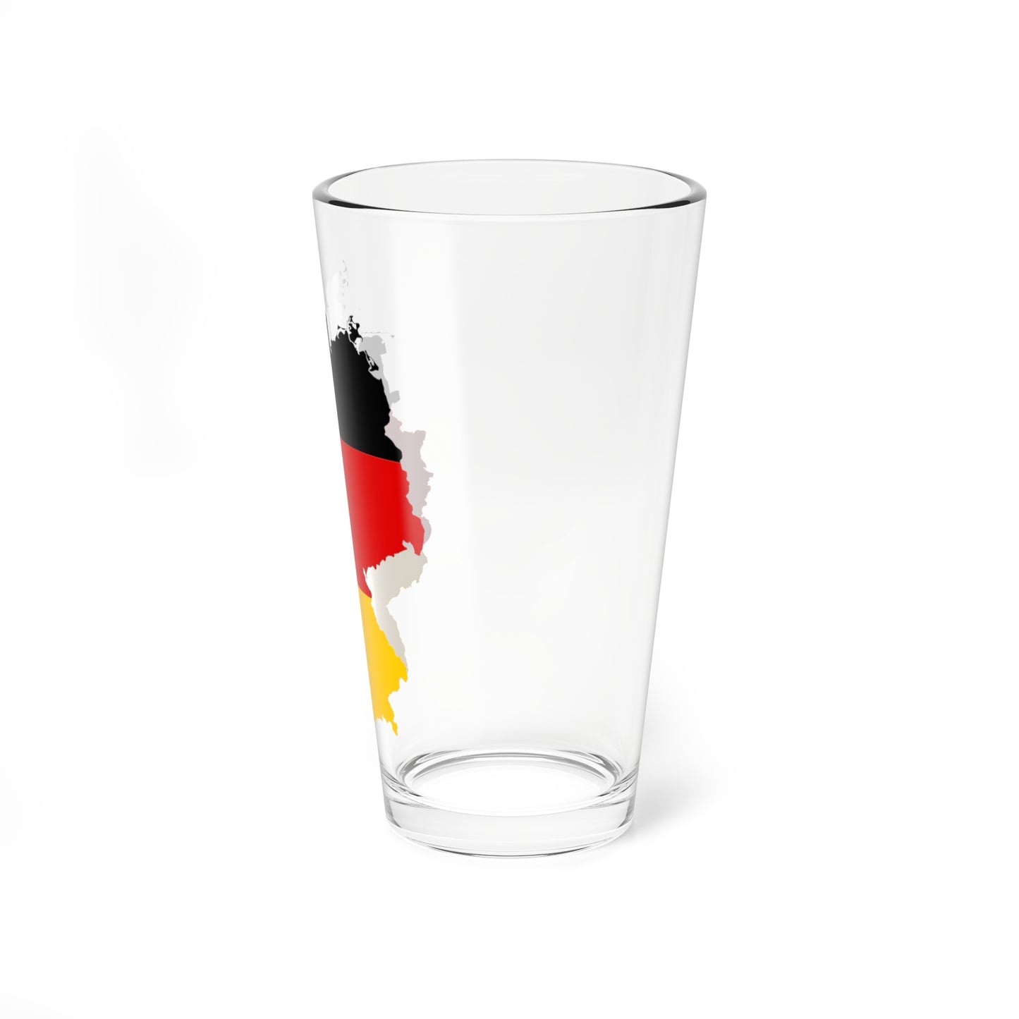 Flag map of Germany (Germany) Pint Glass 16oz