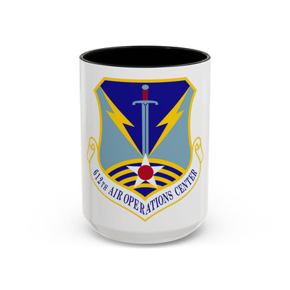 612 Air Operations Center ACC (U.S. Air Force) Accent Coffee Mug