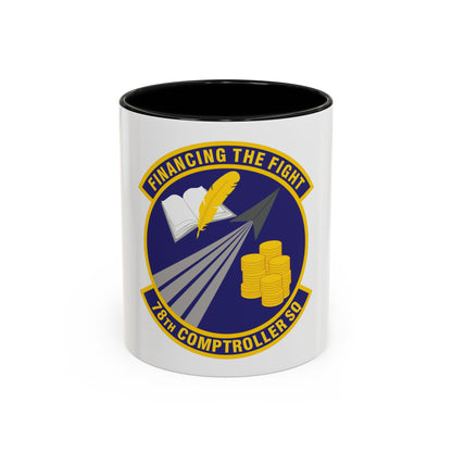 78 Comptroller Squadron AFMC (U.S. Air Force) Accent Coffee Mug