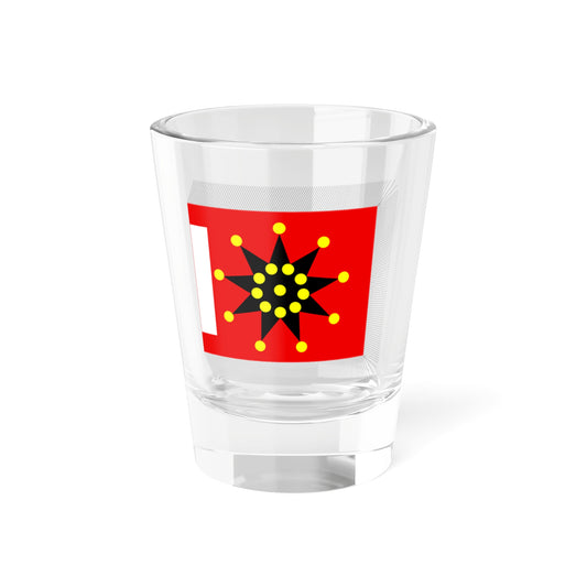 Chinese Army Regiment Flag 1912-1928 (China) Shot Glass 1.5oz