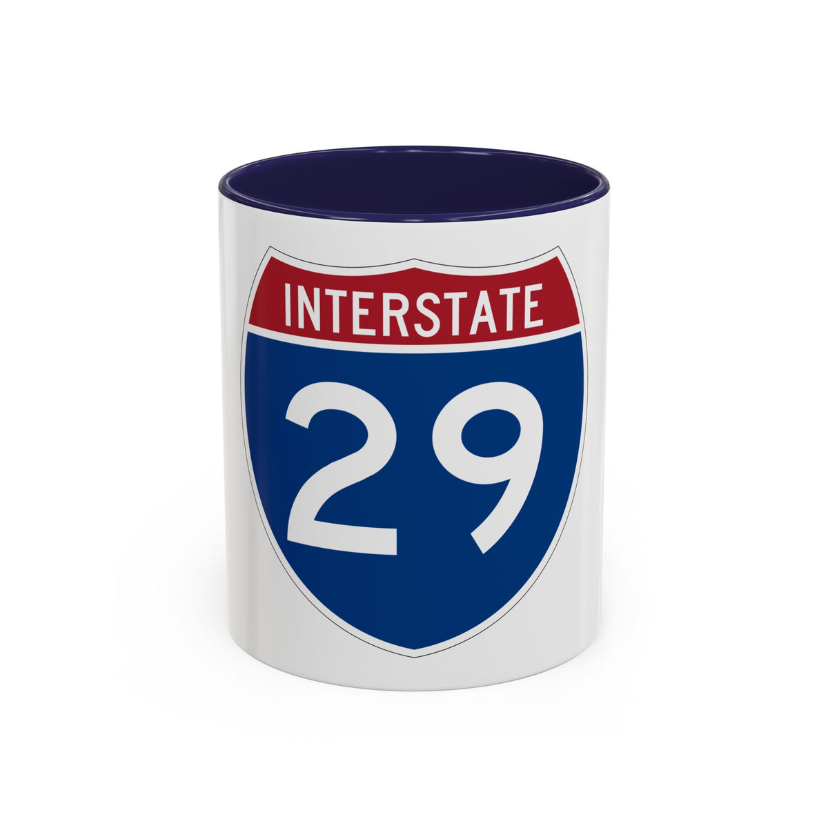 Interstate 29 (U.S. Highways) Accent Coffee Mug