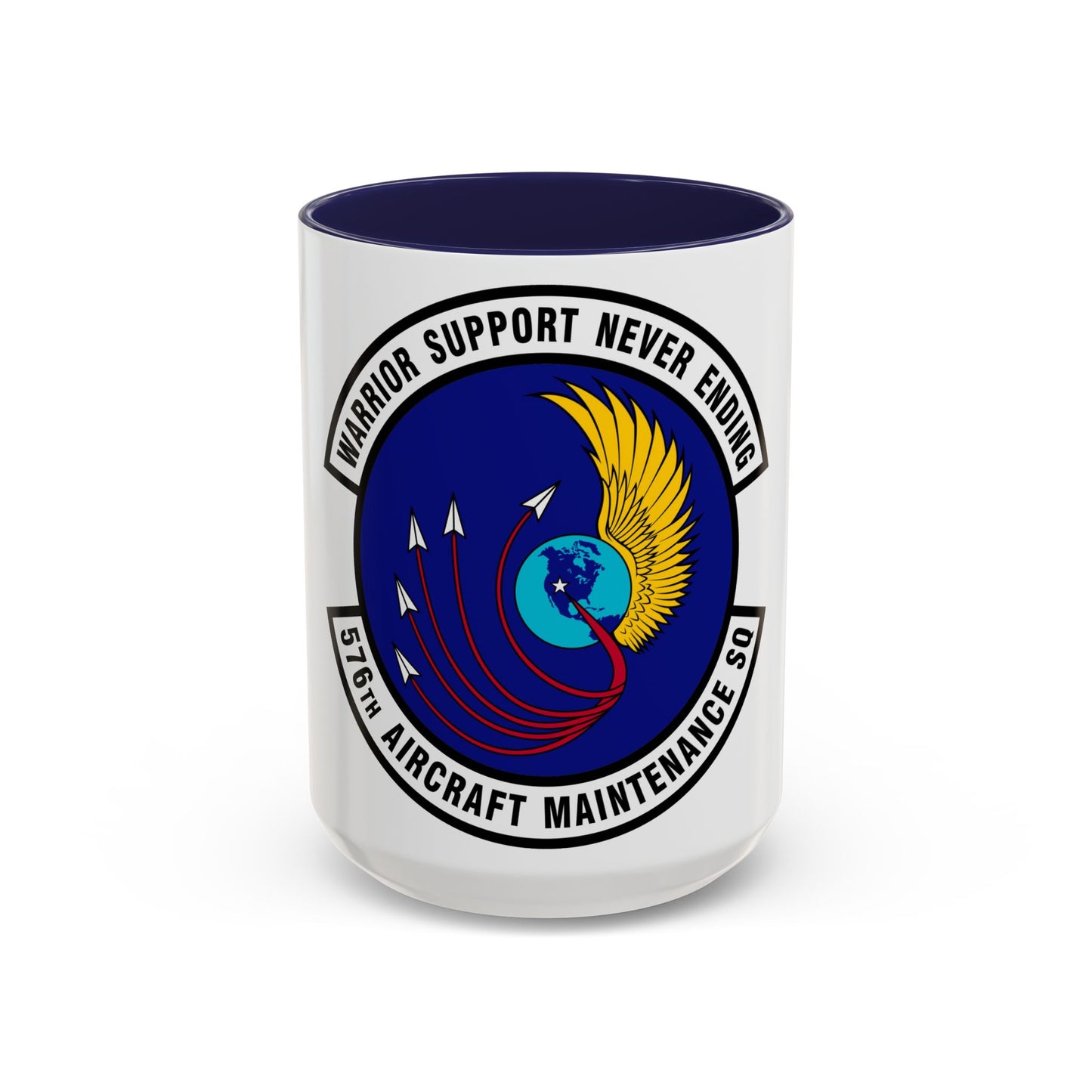 576th Aircraft Maintenance Squadron (U.S. Air Force) Accent Coffee Mug