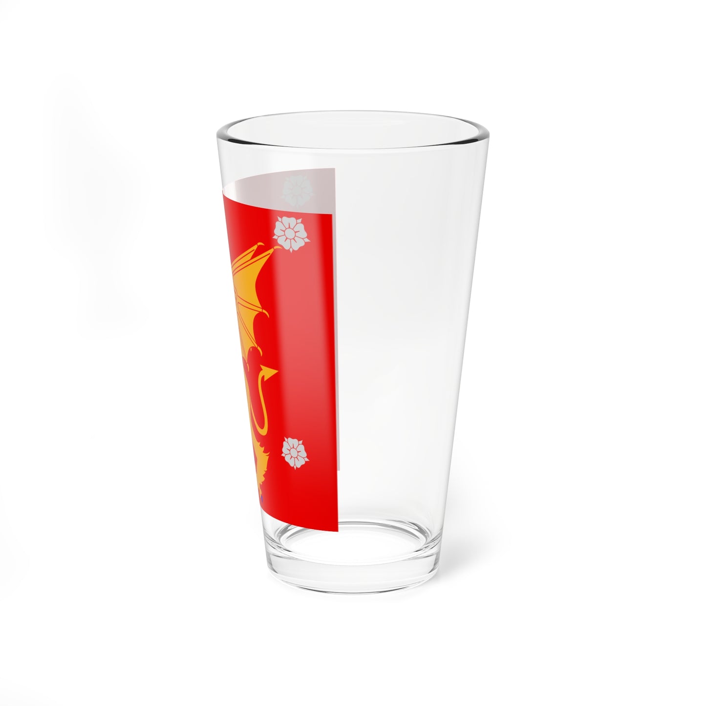 Ostergotland flag (Sweden) Pint Glass 16oz