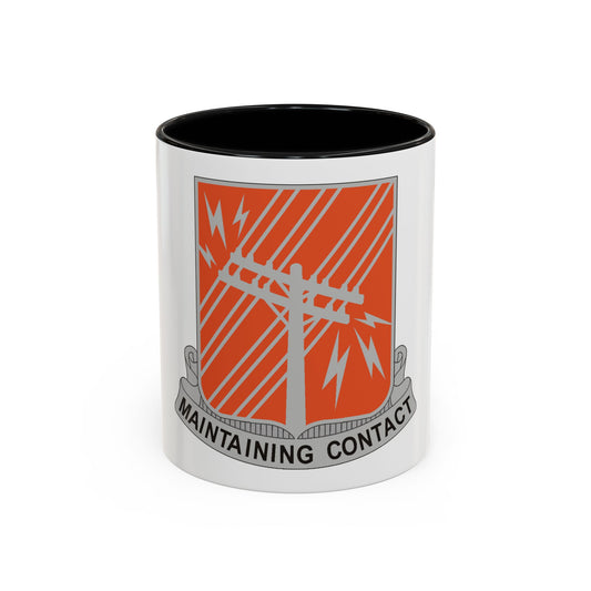 440 Signal Battalion (U.S. Army) Accent Coffee Mug