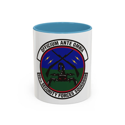 99th Security Forces Squadron (U.S. Air Force) Accent Coffee Mug