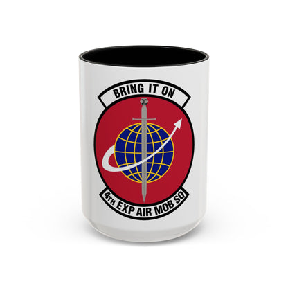 4th Expeditionary Air Mobility Squadron (U.S. Air Force) Accent Coffee Mug