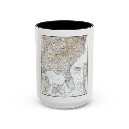 USA - Southeastern (1947) (Map) Accent Coffee Mug