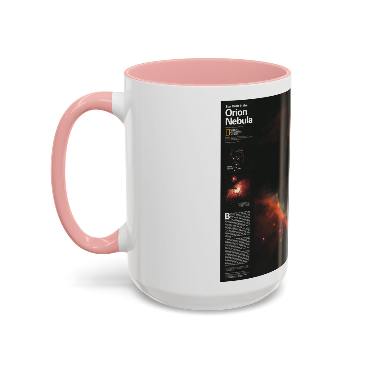 Space - Star Birth in the Orion Nebula (1995) (Map) Accent Coffee Mug