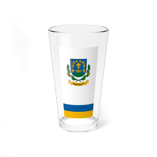 Flag of Kapoly (Hungary) Pint Glass 16oz