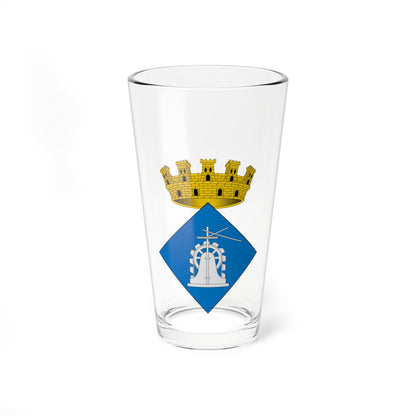 Escudo de la Sénia 1987 (Spain) (Coat of Arms) Pint Glass 16oz