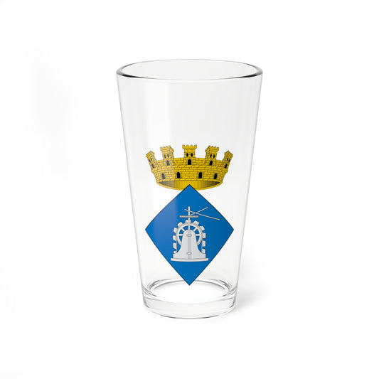 Escudo de la Sénia 1987 (Spain) (Coat of Arms) Pint Glass 16oz