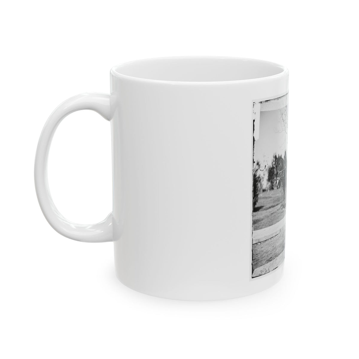 City Point, Virginia. Gen. Rufus Ingalls In Buggy With Colored Boy (U.S. Civil War) White Coffee Mug