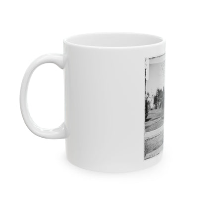 City Point, Virginia. Gen. Rufus Ingalls In Buggy With Colored Boy (U.S. Civil War) White Coffee Mug