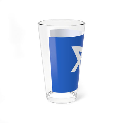 Flag of Nagao Kagawa 1958-2002 (Japan) Pint Glass 16oz