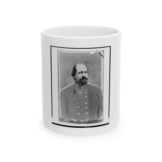 General A.J. Vaughn, Of Texas, C.S.A., In Uniform, Half-Length Portrait, Facing Right (U.S. Civil War) White Coffee Mug