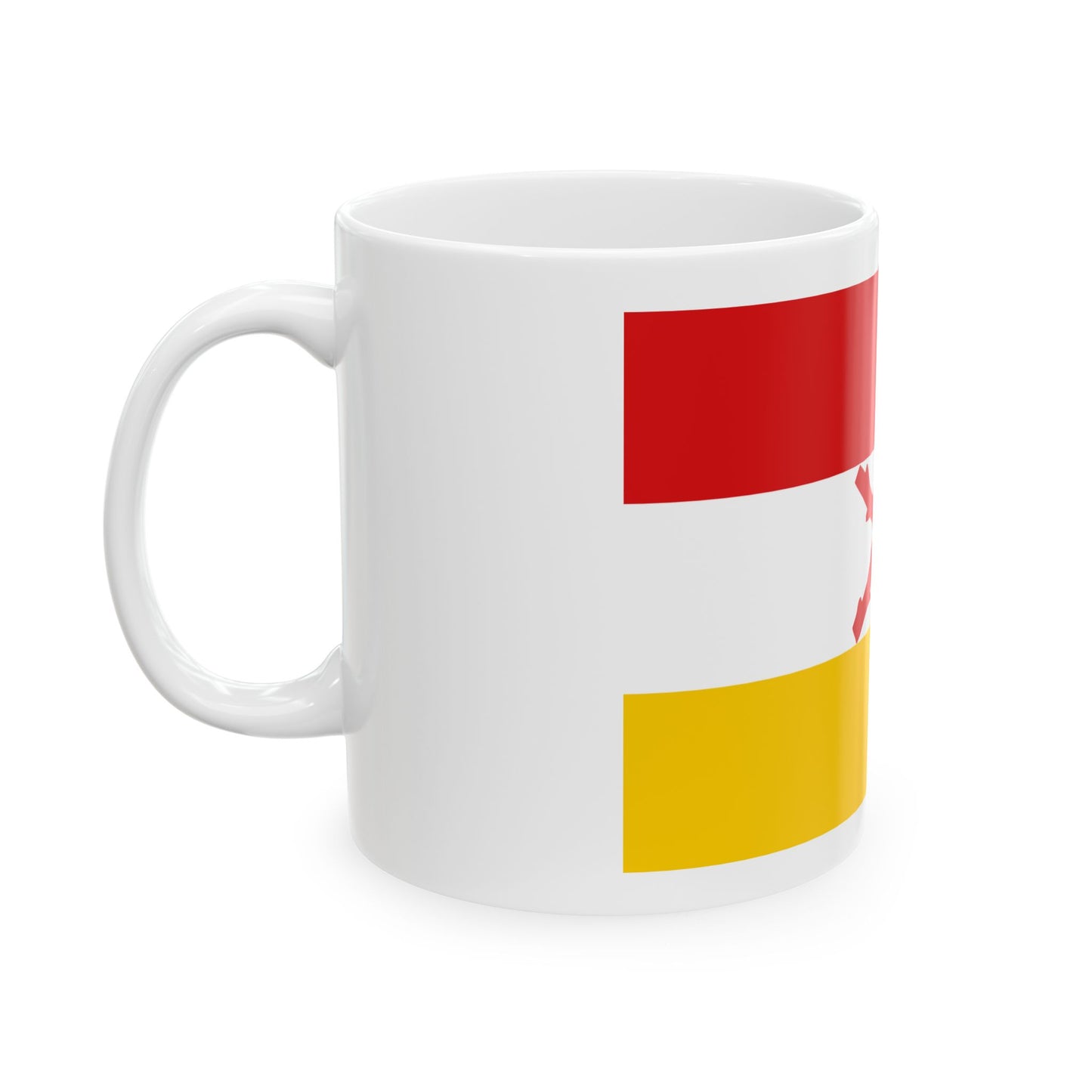 Civil ensign of the Spanish Netherlands (Belgium) White Coffee Mug