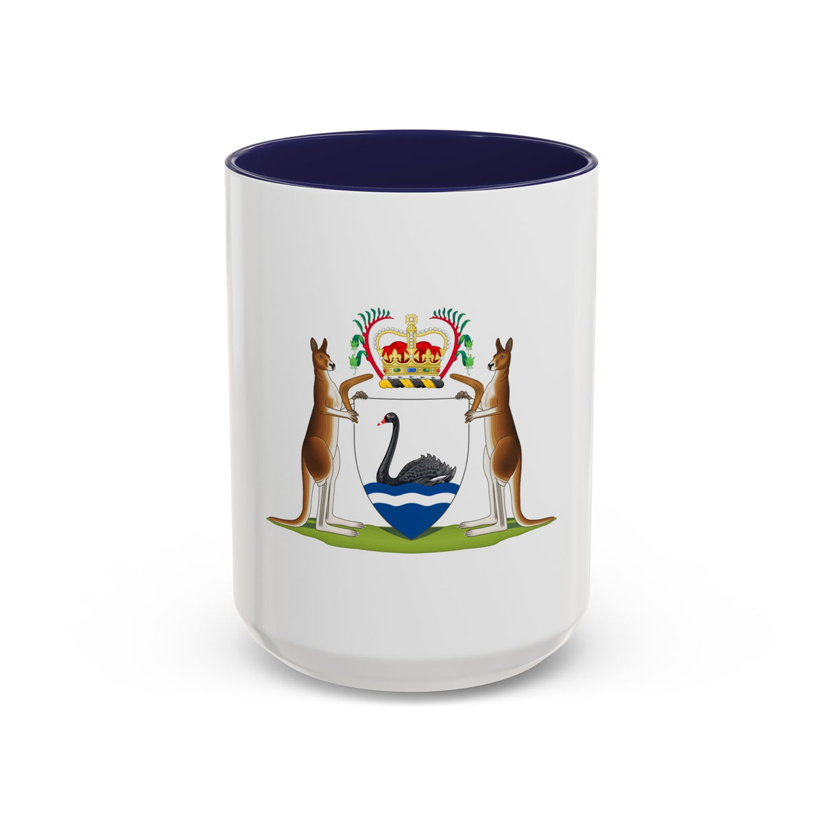 Coat of arms of Western Australia - Accent Coffee Mug