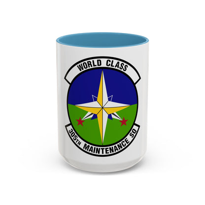 305 Maintenance Squadron AMC (U.S. Air Force) Accent Coffee Mug
