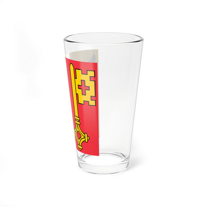 Flag of Canton of Geneva (Switzerland) Pint Glass 16oz