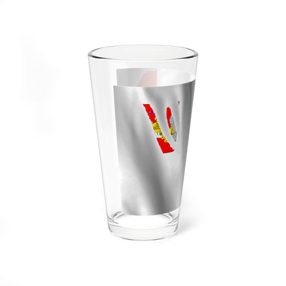 Flag of Vologda Oblast Picture Description (Russia) Pint Glass 16oz