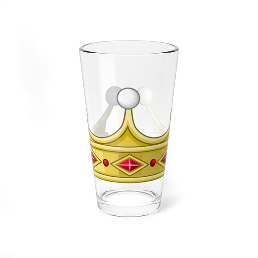 Coronet of a Viscount - Kingdom of Portugal (Portugal) (Coat of Arms) Pint Glass 16oz