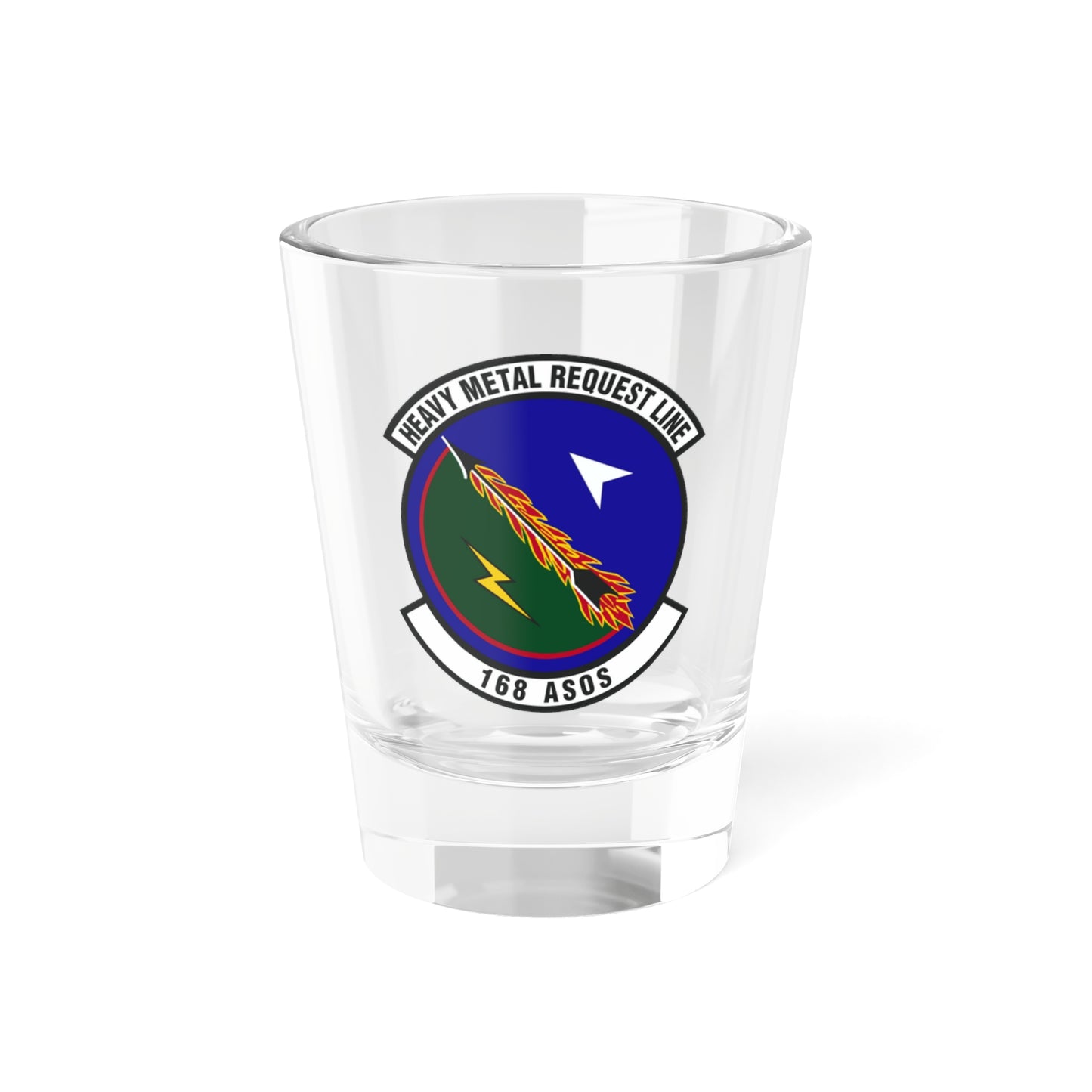 168th Air Support Operations Squadron (U.S. Air Force) Shot Glass 1.5oz